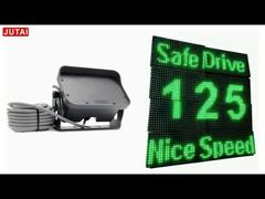 Layar LED Radar Kecepatan Bahasa Inggris Arab Pola yang Dapat Disesuaikan Teks yang Dapat Diedit