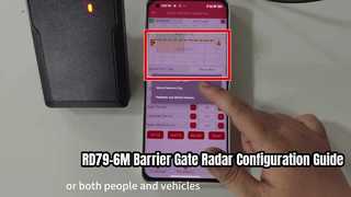 Panduan Konfigurasi Aplikasi dan Parameter Aplikasi Radar Barrier Gate RD79-6M