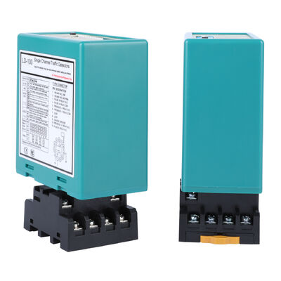 LD-100 Single Channel Vehicle Loop Detector dengan Jangkauan 20-2000μH, 16 Tingkat Sensitivitas & Reset Otomatis untuk Gerbang Penghalang Parkir