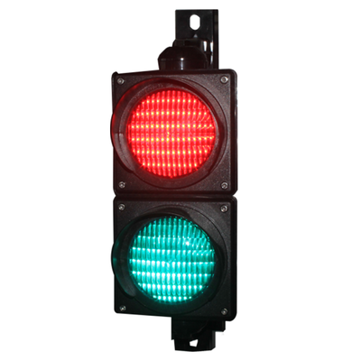 JUTAI JD112HF-C 100mm lampu lalu lintas LED merah dan hijau dengan perlindungan IP65 untuk gerbang penghalang parkir dan kontrol akses
