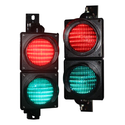 Lampu Sinyal Lalu Lintas LED Merah dan Hijau JUTAI JD112HF-C 100mm dengan Perlindungan IP65 untuk Gerbang Penghalang Parkir
