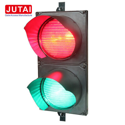 Lampu Sinyal Lalu Lintas LED Merah dan Hijau JUTAI JD112HF-C 100mm dengan Perlindungan IP65 untuk Gerbang Penghalang Parkir