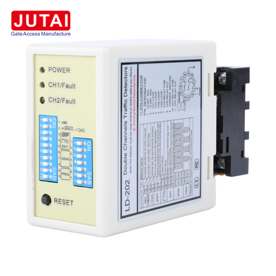 LD-200 LD-202 Detektor Loop Kendaraan Saluran Ganda Versi AC DC untuk Penghalang Parkir dan Deteksi Arah