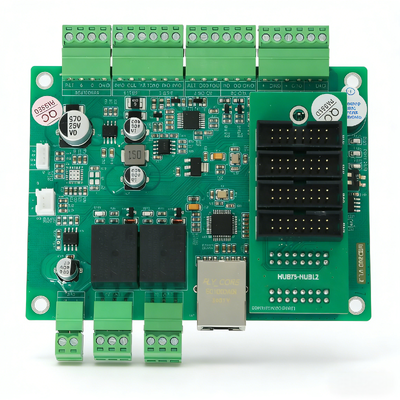 NED200 Multi Interface LED Display Controller dengan Ethernet MQTT RS485 RS232 Wiegand Relay HUB75